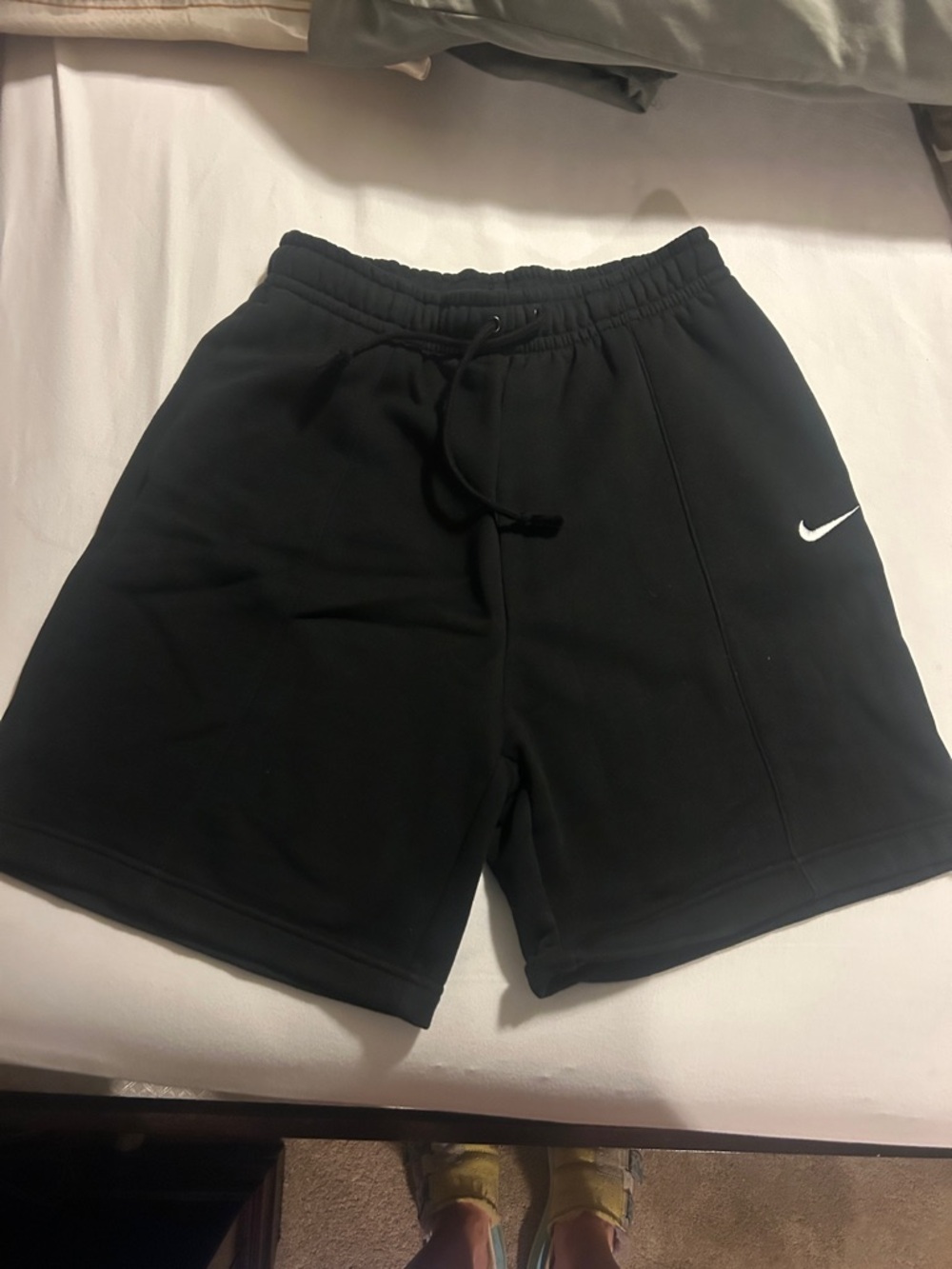 Nike Black Womens Athletic Shorts with Drawstring
